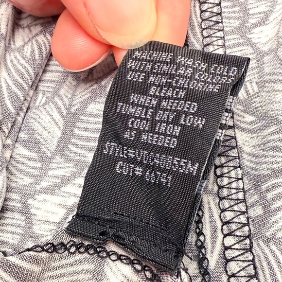 Connected Apparel Black & White Palm Leaf Midi Dress – Size 6 🌴🖤🤍 - Picture 11 of 12